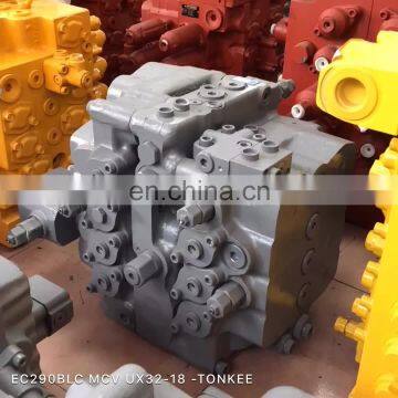 excavator EC290C EC290B MCV UX32 main control valve for 14636704