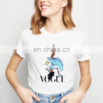 Short-sleeved Summer T-shirt Fashion New Female T-shirt Printing for Ladies photo-5