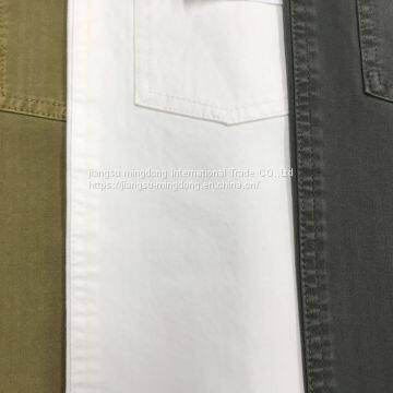 48%Cotton 48%Modal 4%Spandex Bi-Stretch Herringbone Twill Fabric photo-3