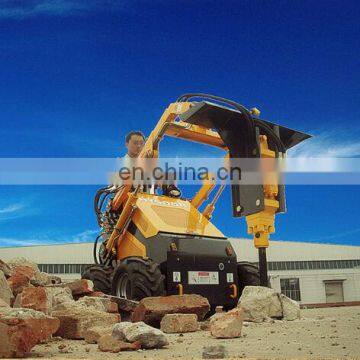 Low Price Hysoon Mini Skid Steer Loader With Grapple