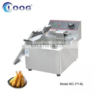 CE Approved New Type Industrial Stainless Steel Single Tank Commercial Electric Deep Fryer