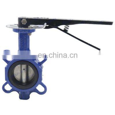 Ductile Iron Center Line EPDM Lined wafer butterfly Valve DN40-DN200