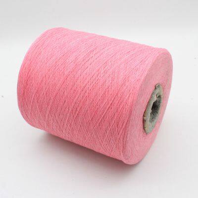 Supply Ne10/1 Socks Yarn Manufacturers Supply Pink Recycled Cotton Yarn photo-2
