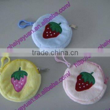 10cm plush coin bags for kids