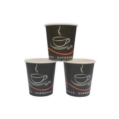 Factory China pe coated paper single wall paper cups supplier cold drink cups China disposable tableware