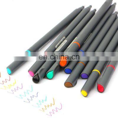 10 Pcs/set Fine Line Drawing Pen For Manga Cartoon Advertising Design Water Color Pens Stationery Office School Supplies