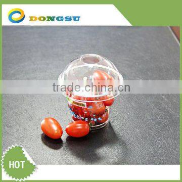 Clear Takeaway Plastic Fresh Fruit Container With Cover of Various Sizes From 4oz to 32oz Supplied by Dongsu