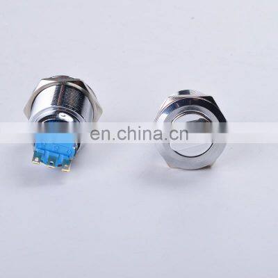 19mm Waterproof Metal Rotary Push Button Switch 2 Position 1NO+1NC 3 Position 2NO+2NC Press Button Rotary Knob Switch