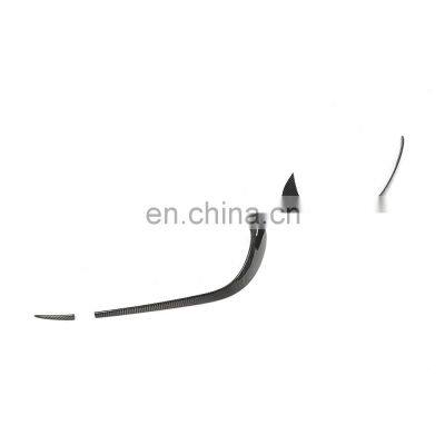 W176 A45 Front Bumper Fins Carbon Fiber Canards for Mercedes Benz A250 AMG 2013-2018 photo-4