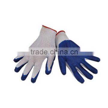 10.5" Nylon Work Glove Half Nitrile Coating LG056 photo-3