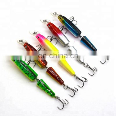 Free Fishing Tackle Samples 10cm9g two section floating minnow fishing lure joined bait