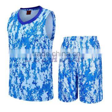 Custom High Quality Mesh Fabric Camo Pink Basketball Jersey for Women photo-3