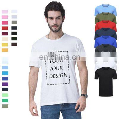 Wholesale custom men's short sleeve Loose Pure cotton printing Casual and comfortable summer T-shirt new fashion