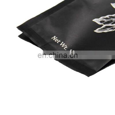 250g 500g 1kg Brown Kraft Paper Side Gusset Foil Coffee Bag With Valve