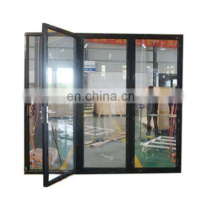 Exterior sliding folding glass door bi-folding aluminum doors