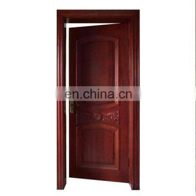 mahogany pre-hung solid wood bedroom fire-proof wooden doors designs