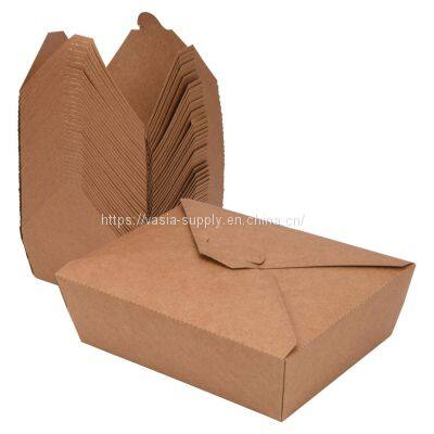 Recycled eco friendly compostable Paper Based Take Out Food Boxes