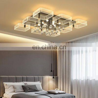 Factory direct Acrylic Luxury Decoration Living Room 36 54 108 128 W Modern LED Indoor Ceiling Light