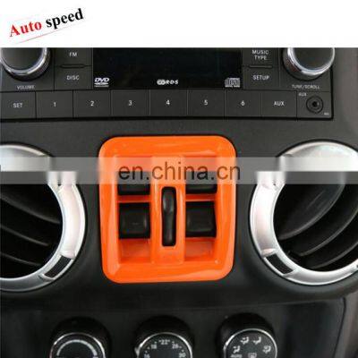 Window Switch Button Frame Cover for Jeep Wrangler JK 2011-2018 photo-2