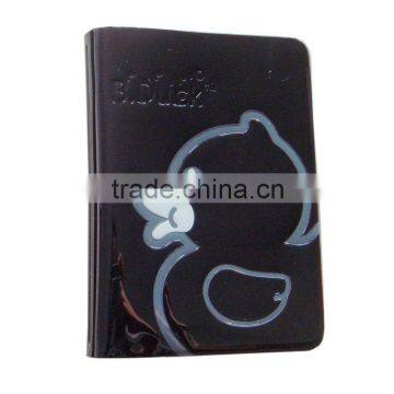 Plastic passport bag air ticket holder airline ticket holder yellow and black colors choose