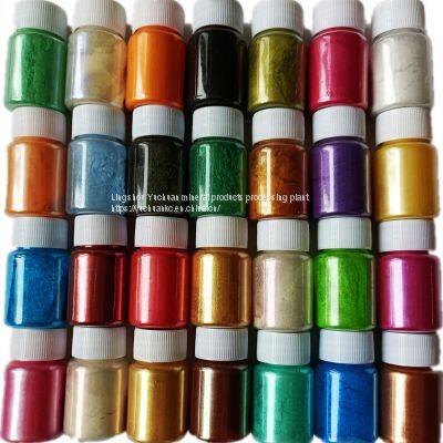 24 Color Pearlescent Mica Powder Pigment photo-3