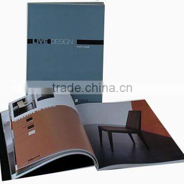 Custom high quality cheap perfect bound magazine printing