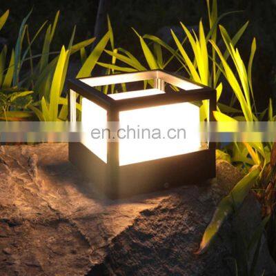 Outdoor Waterproof Landscape Pillar Light Home Garden Pathway Lawn Post Light Fence Door Bollard Light