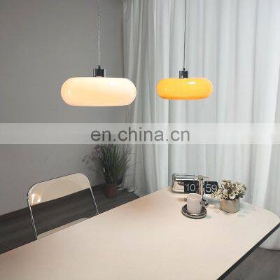 Vintage LED Hanging Light Adjustable Medieval Cream Chandelier For Bar Table Dining Room Bauhaus Pendant Lamp