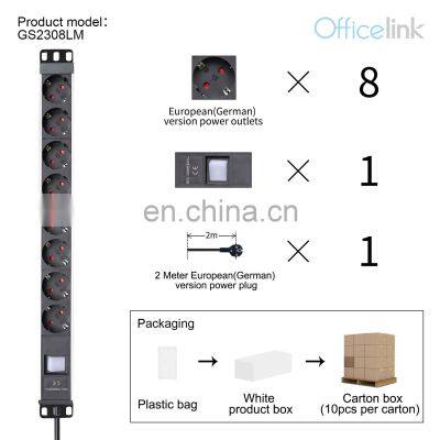Power Distribution Unit Socket With Double Pole Switch and Multi Angled Bracket photo-2