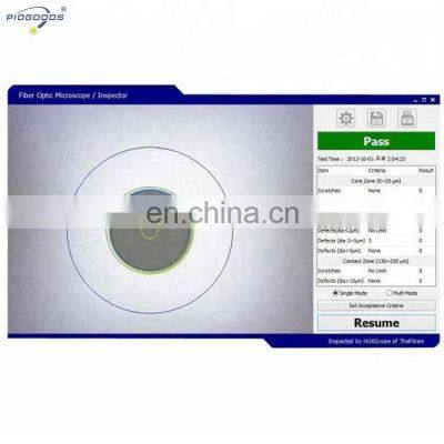 Optic Fiber Inspection Microscope Communication With Computer via USB photo-2