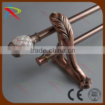 27"-48" extendable double/dual curtain rods hot sale in 2015