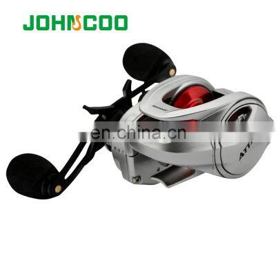 JOHNCOO New Model Attack Magnetic Brake System Max Drag 6kg Light 6.4:1 Baitcasting Fishing Reels