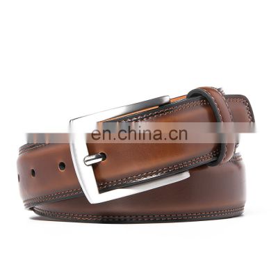 Genuine leather belt for men customised wholesale retail high very premium quality 2022 business style OEM ODM