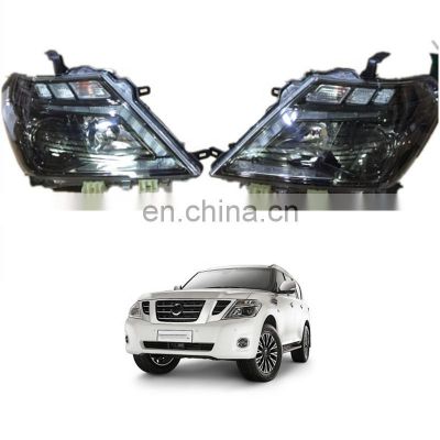 MAICTOP car lighting system head light for Patrol 2014 front light head lamp