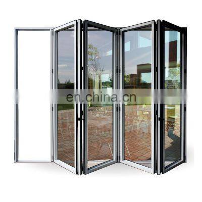 Australian Standard Aluminum Corner Bi folding Doors Building Materials AS/NZS2047 AS/NZS2208 & AS/NZS1288