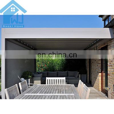 Motorized Waterproof Over Swimming Pool Pergola aluminum pergola