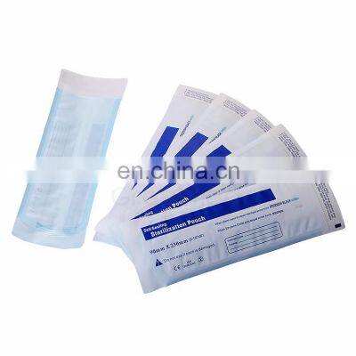 High quality medical autoclave sealing self sealing sterilization pouch