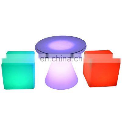 led bar furniture rentals party tables rgb light cube bar tables hookah vip seating