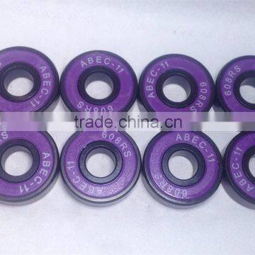 skateboard bearings ABEC-11 608RS oxidation treatment,dust-proof TOP HIGH END level deep groove ball bearing
