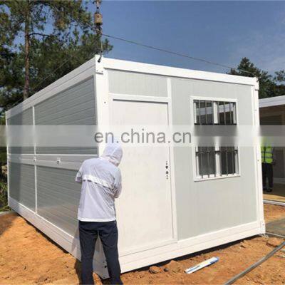 Quick install steel structure prefab house 20ft folding house ready to ship container home