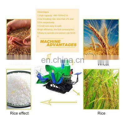 Large Output Capacity Portable Engine Combine Rice Mini Harvester Machine photo-3