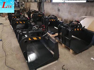 China skid steer bucket grapple attachments China Skid Steer Grapple Bucket manufacturer
