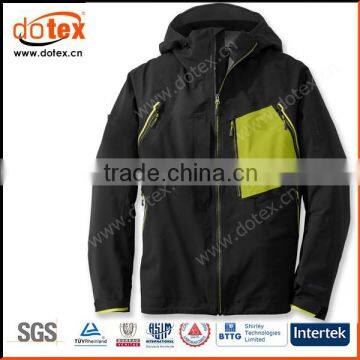 2016 windbreak waterproof TPU laminate outdoor taslon winter jacket