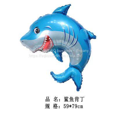 Foil Balloon for Kids Toy Mini Size Marine Animals Balloon Fish Marine Life Animal Gift Birthday Party Decoration Single Unisex photo-5