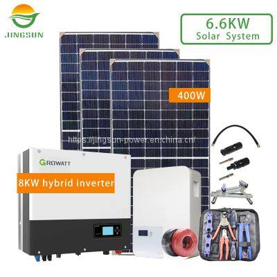 6.6 KW Solar System 400W Solar Panels