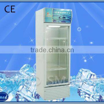 Good price upright display cooler with key and lock