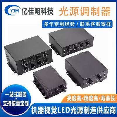 Light source controller, one output, one detection, dedicated dimming controller, brightness adjustment