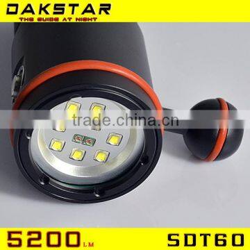 DAKSTAR SDT60 5200LM High Power IPX8 diving flashlight Scuba diving video light                        
                                                Quality Choice