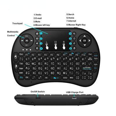 Custom Mechanical Laptop Keyboard Portable Backlight Gamer Mini Wireless Gaming Mouse Keyboards photo-5