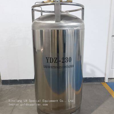 Ln Liquid Nitrogen Self Pressurized Tank 230L – нержавеющая стальная контейнер для низкотемпературного хранения с самонагнетанием жидкого азота